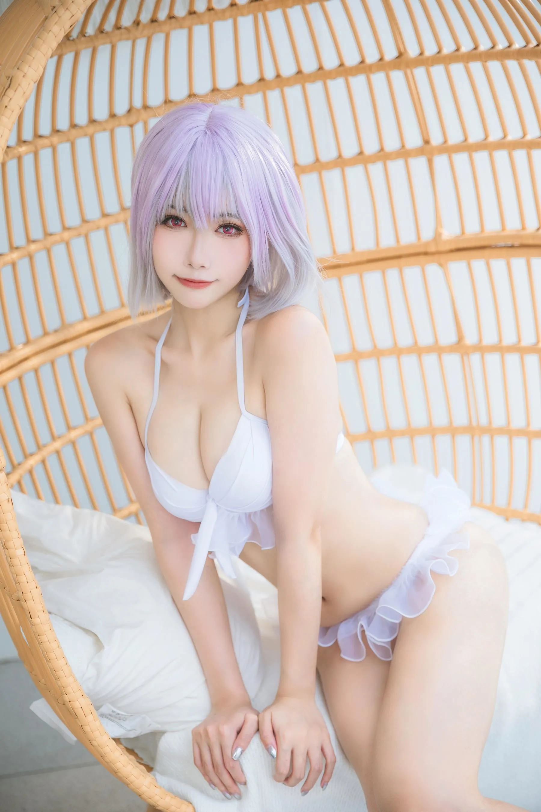Momoko葵葵 – NO.35 瓜希酱 SSSS.GRIDMAN 宝多六花新条茜 泳装 [55P]插图5